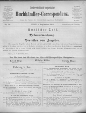Oesterreichische Buchhändler-Correspondenz