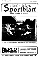 Illustriertes (Österreichisches) Sportblatt