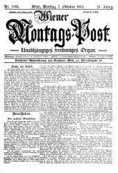 Wiener Montags-Post