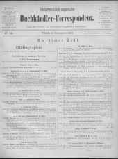 Oesterreichische Buchhändler-Correspondenz