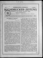 Buchdrucker-Zeitung