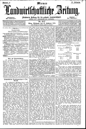 Wiener Landwirtschaftliche Zeitung