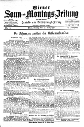 Wiener Sonn- und Montags-Zeitung