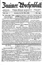 Znaimer Wochenblatt