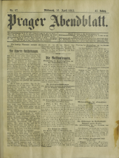 Prager Abendblatt