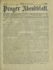 Prager Abendblatt