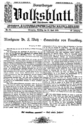 Vorarlberger Volksblatt