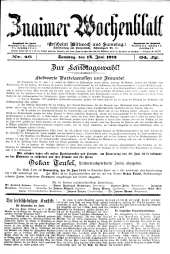 Znaimer Wochenblatt