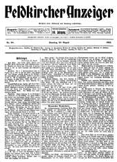 Feldkircher Anzeiger