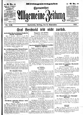 Czernowitzer Allgemeine Zeitung