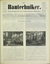 Der Bautechniker