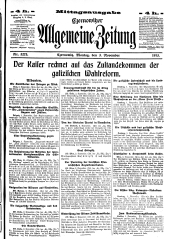 Czernowitzer Allgemeine Zeitung