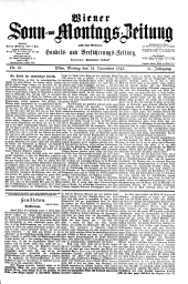 Wiener Sonn- und Montags-Zeitung