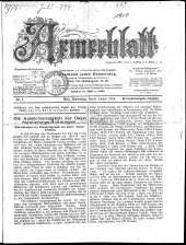 Armeeblatt: militär-wiss. Wochens. ...unserer Land- u. Seemacht