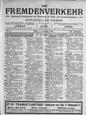 Der Fremdenverkehr