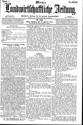 Wiener Landwirtschaftliche Zeitung