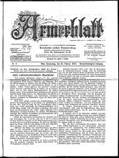 Armeeblatt: militär-wiss. Wochens. ...unserer Land- u. Seemacht