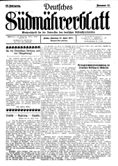 Deutsches Südmährerblatt