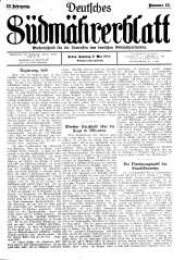 Deutsches Südmährerblatt