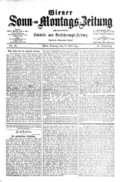 Wiener Sonn- und Montags-Zeitung