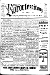 Grazer Vorortezeitung: Organ f. d. Umgebungsgemeinden v. Graz