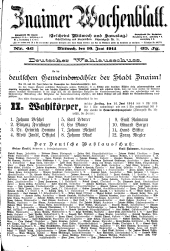 Znaimer Wochenblatt