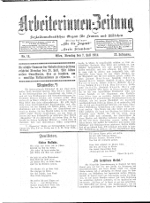 Arbeiterinnen Zeitung