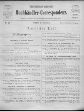 Oesterreichische Buchhändler-Correspondenz