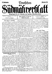 Deutsches Südmährerblatt