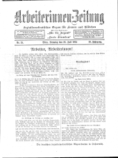 Arbeiterinnen Zeitung