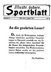 Illustriertes (Österreichisches) Sportblatt