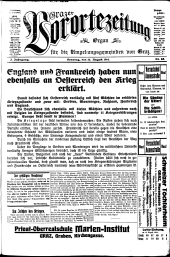 Grazer Vorortezeitung: Organ f. d. Umgebungsgemeinden v. Graz