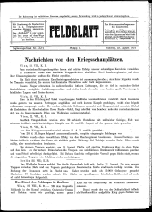 Feldblatt