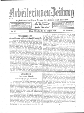 Arbeiterinnen Zeitung