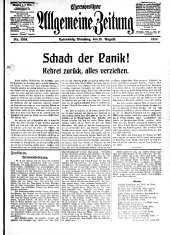 Czernowitzer Allgemeine Zeitung