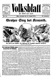 Volksblatt für Stadt und Land