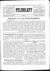 Feldblatt