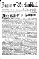 Znaimer Wochenblatt