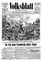 Volksblatt für Stadt und Land