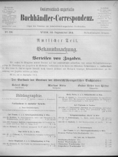 Oesterreichische Buchhändler-Correspondenz