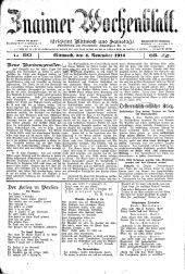 Znaimer Wochenblatt