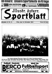 Illustriertes (Österreichisches) Sportblatt