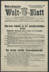 Extraausgaben des 1. Weltkrieges