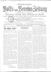 Niederösterreichsiche Volks- und Vereinszeitung