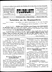 Feldblatt