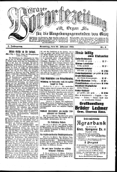 Grazer Vorortezeitung: Organ f. d. Umgebungsgemeinden v. Graz