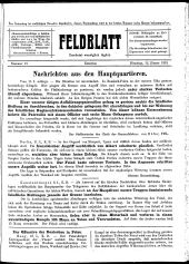 Feldblatt