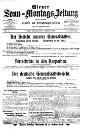 Wiener Sonn- und Montags-Zeitung