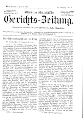 Allgemeine Österreichische Gerichtszeitung