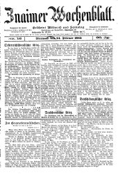 Znaimer Wochenblatt